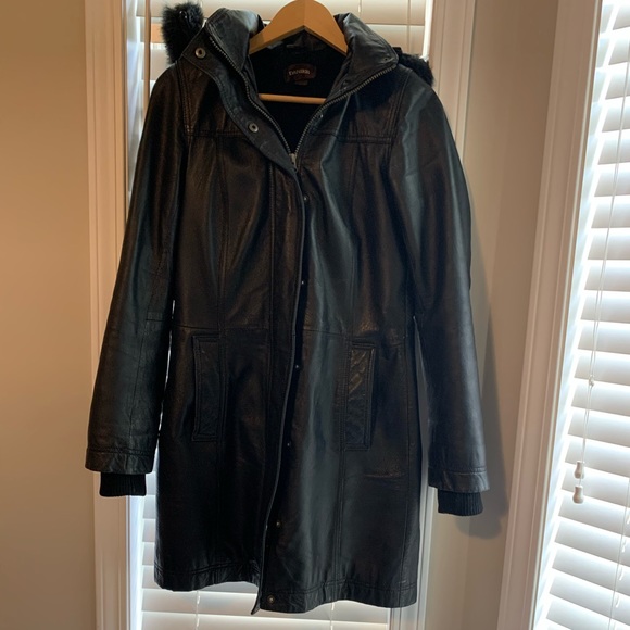 Danier winter leather jacket - Picture 5 of 12